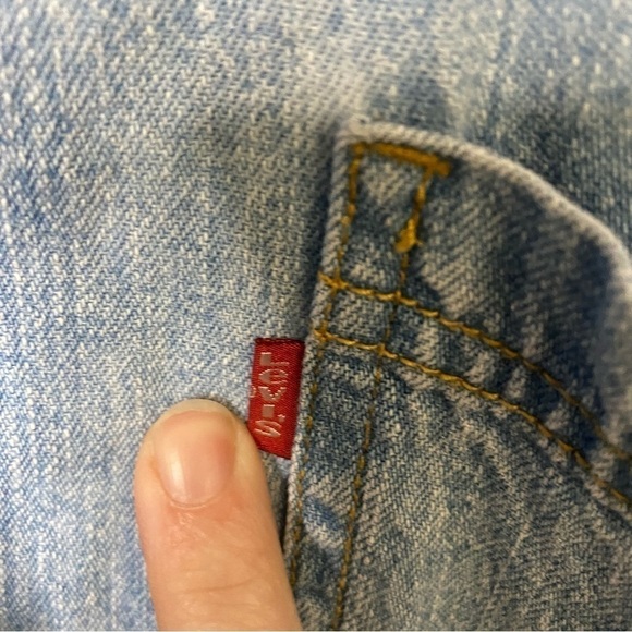 Levi's Men's Button Up Denim Loose Fit Shacket Jacket Size XXL - Picture 4 of 8
